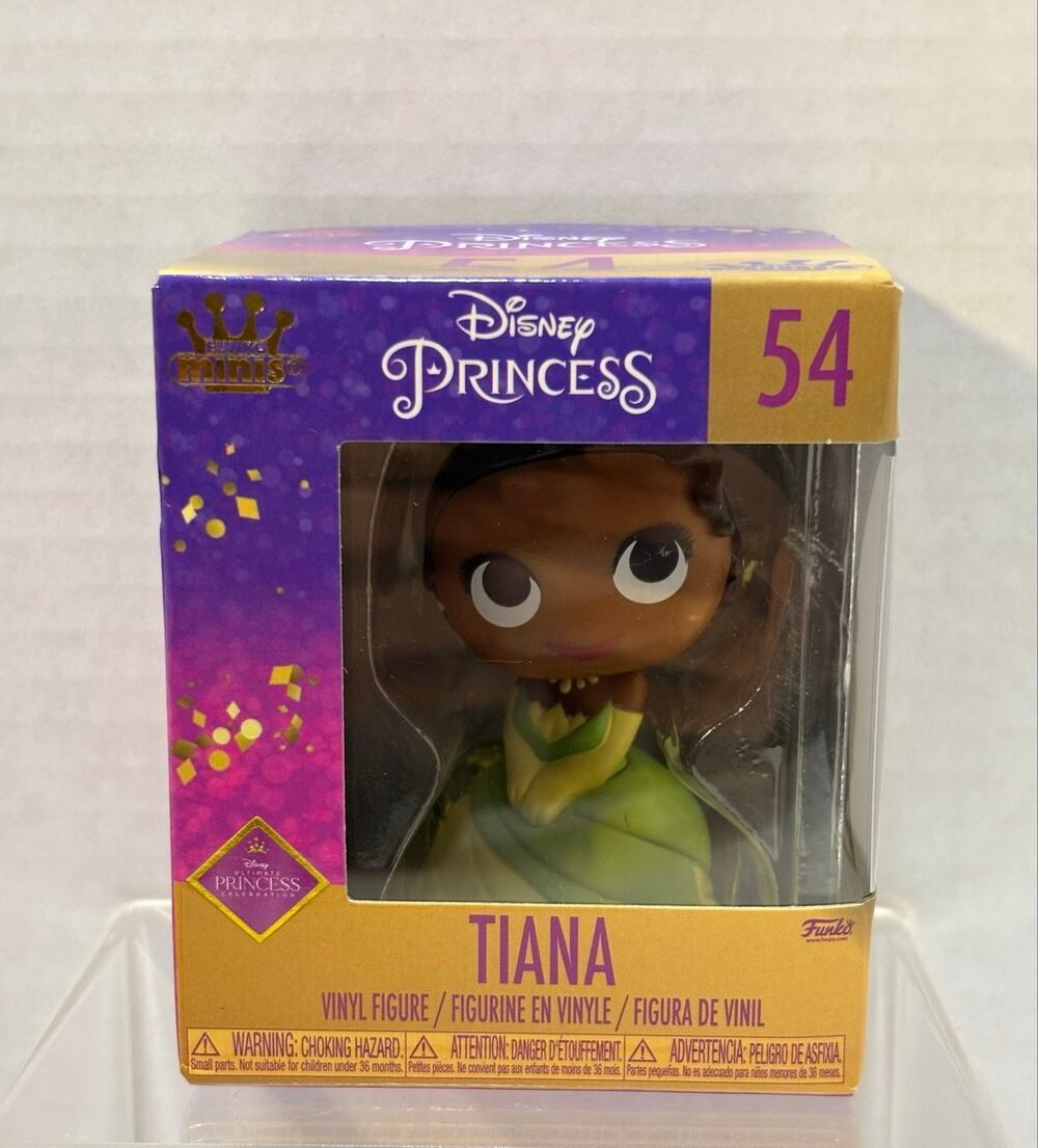 Funko Minis Disney Princess Tiana Vinyl Figure #54 NIB